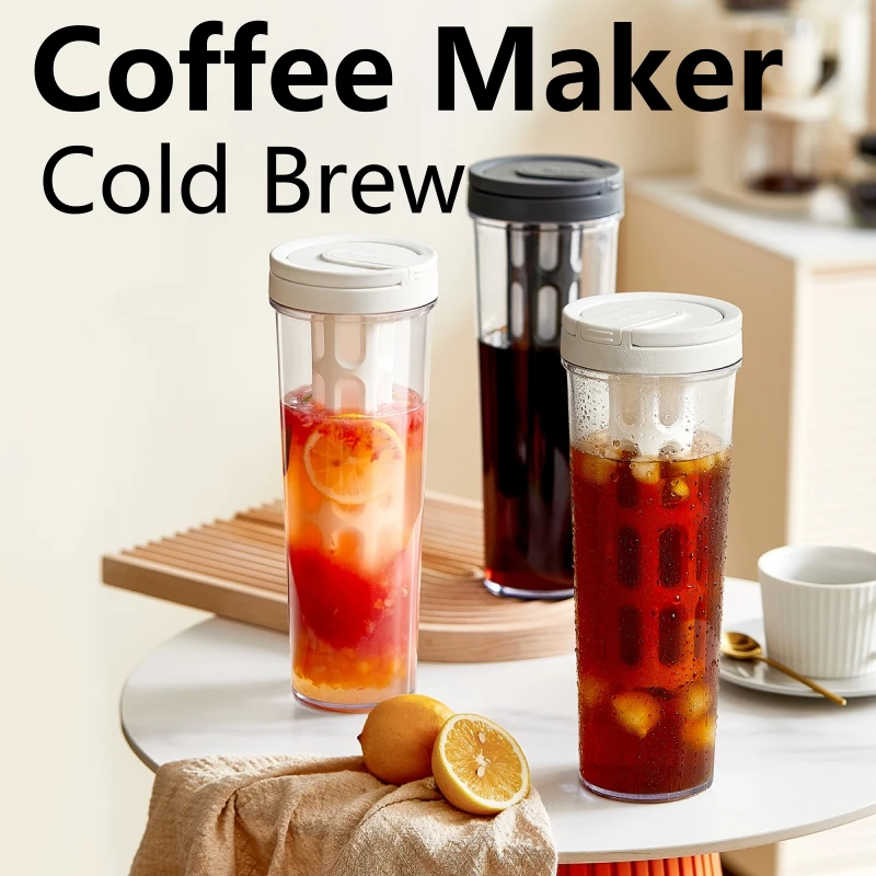 Portable Bottle Warmer - 1L manuel soğuk demleme kahve makinesi