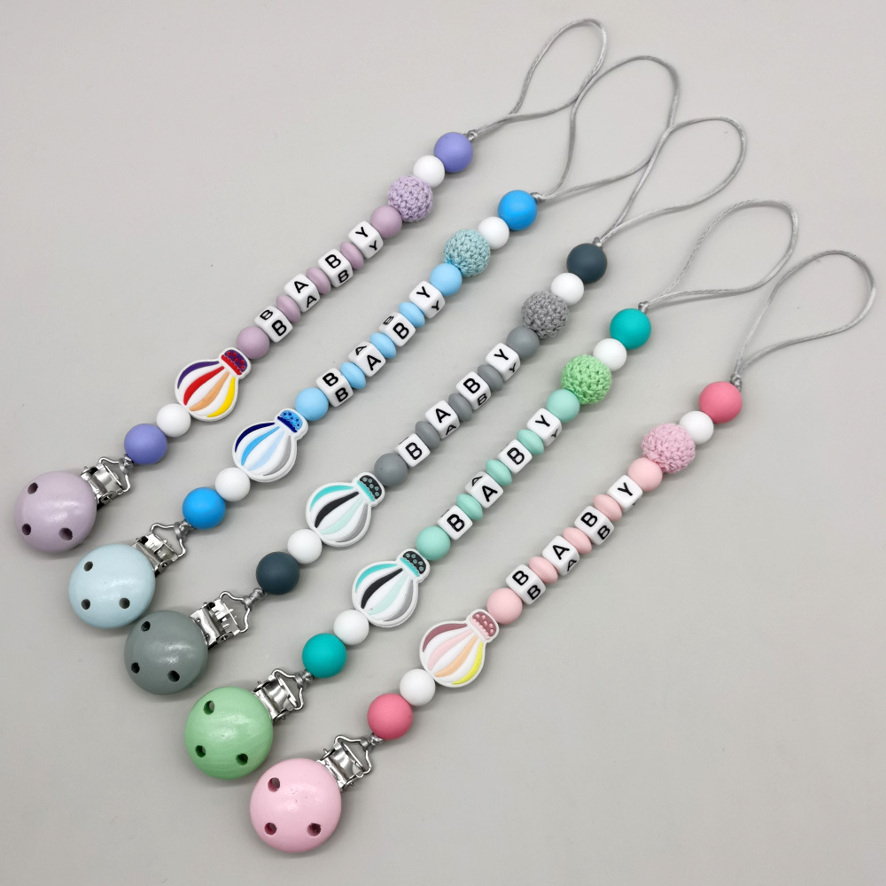 Baby Products Name - Kişiselleştirilmiş İsimli El Yapımı Emzik Zinciri
