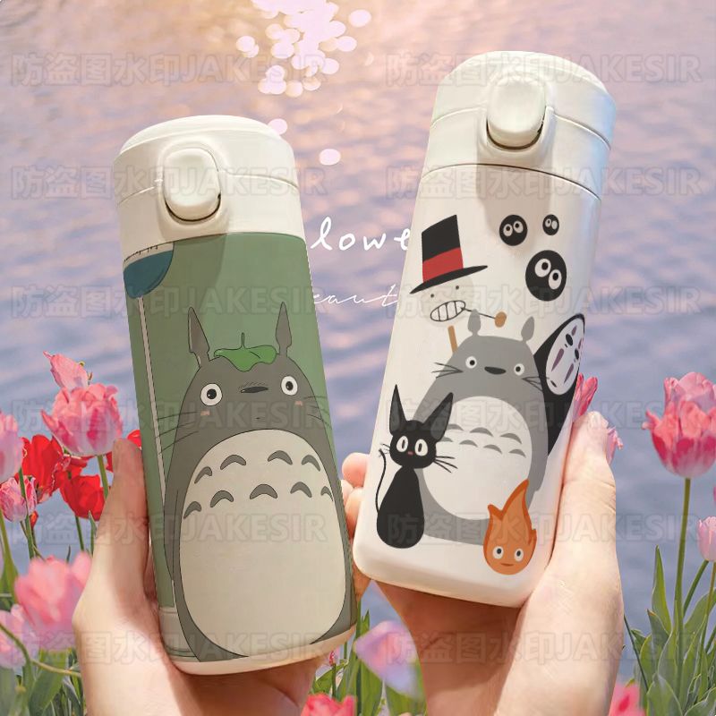 Portable Bottle Warmer - Komşum Totoro Anime Baskılı Paslanmaz Çelik