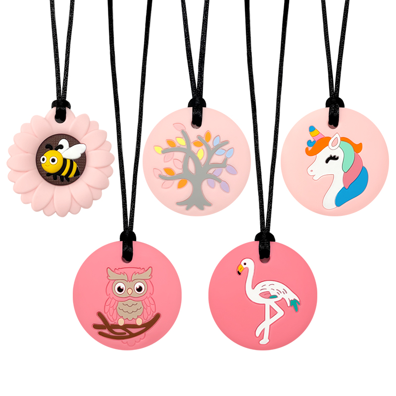 Baby Products Specials - 1/6 adet silikon Goldfish çiğneme kolyesi