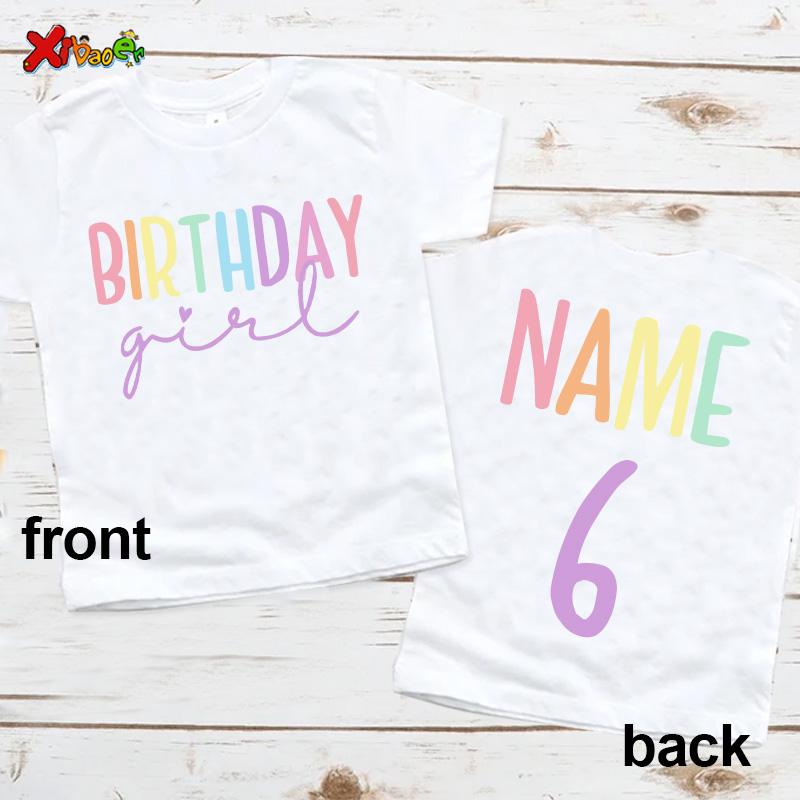 Baby Products Name - Doğum günü Kız T Gömlek Parti